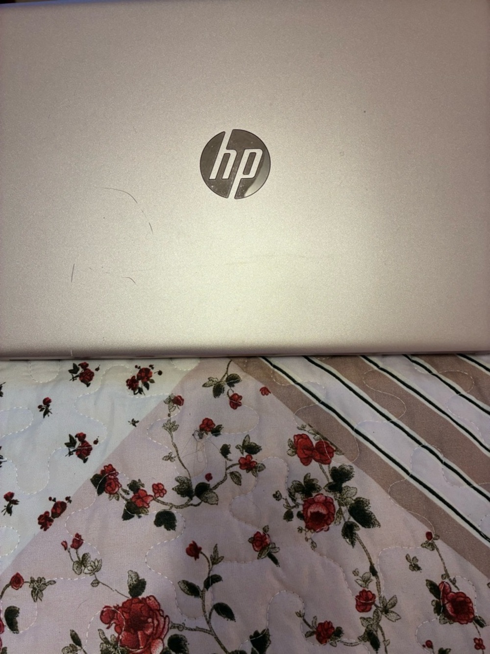 HP Pink (Rose Gold) Compact Laptop with HP Logo - Picture 2 of 5